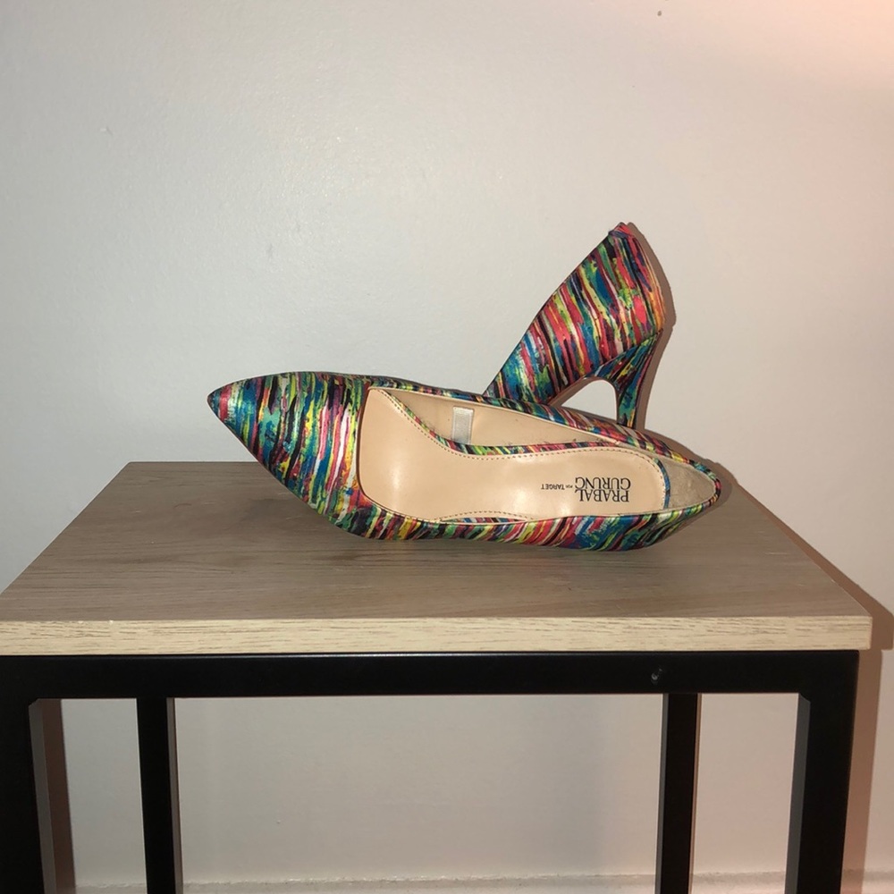 Multicolor heels